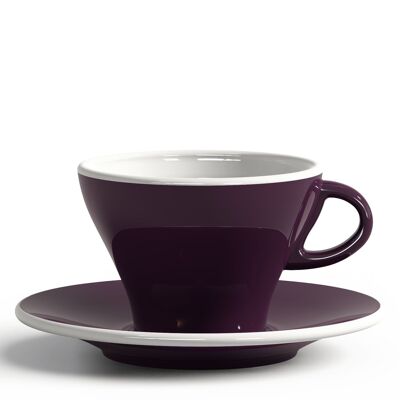 TAZA Y PLATOS 240 CC VIOLETA GARDENIA