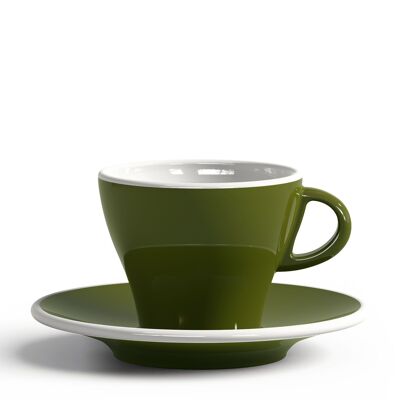 CUP AND SAUCER 170 CC GREEN GARDENIA