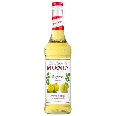 MONIN Bergamot Syrup - Natural flavors - 70cl