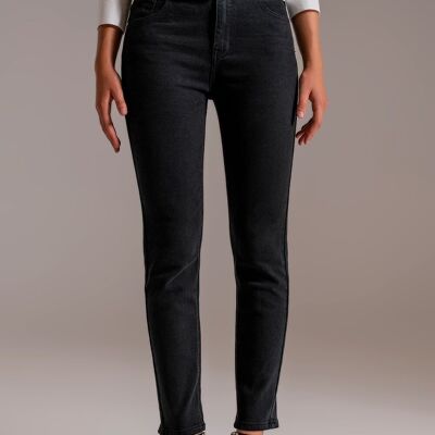 Jean skinny basique en noir