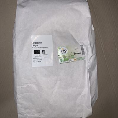 Dried white bean grown in corn - 5kg bulk bag