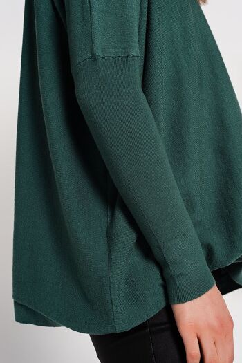 Pull chauve-souris vert 6