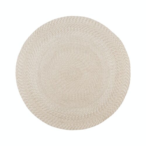 Menorca Rug - Braided rug in sand - made in 100% recycled plastic 140x200 cm