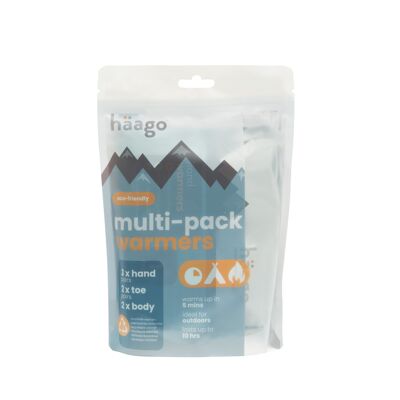 Multipack-Wärmer, inklusive Hand-, Zehen- und Körperwärmer