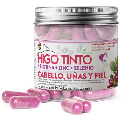 FICO ROSSO con Biotina + Zinco + Selenio - Capelli-Unghie-Pelle