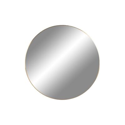Miroir Jersey - cadre aspect laiton Ø40 cm