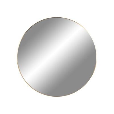 Miroir Jersey - cadre aspect laiton Ø60 cm