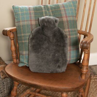 Grey Sheepskin Hot Water Bottle