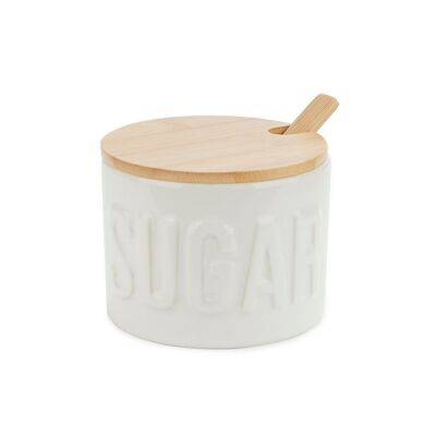 Sucrier / Sugar Bowl Sugar White