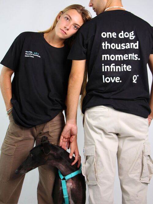 "One dog, thousand moments, infinite love" T-shirt