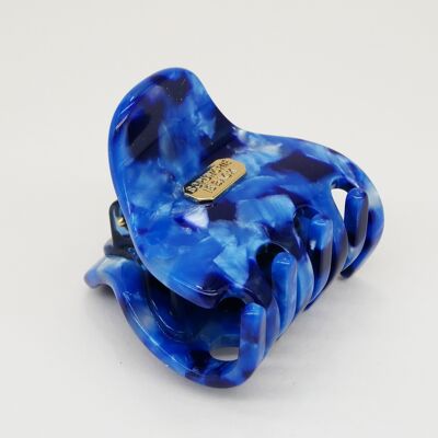 Margaux clip - Ocean blue 3.5 cm