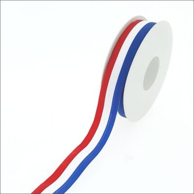 Band niederländische - französische Flagge - 25 mm x 25 Meter