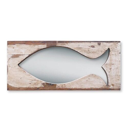 Spiegel Motiv Fisch - Spiegel mit Fischausschnitt