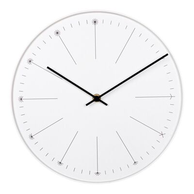 Elba Wall Clock - Reloj de pared en blanco