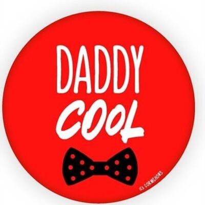Daddy Cooler Flaschenöffner-Magnet – Geschenk für Papa – Humor – Vatertag – hergestellt in Frankreich