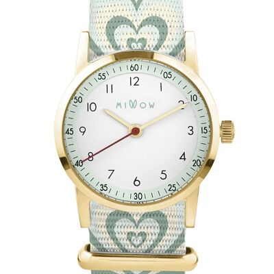 Reloj infantil Millow Opal Vintage Love, divertido y elegante