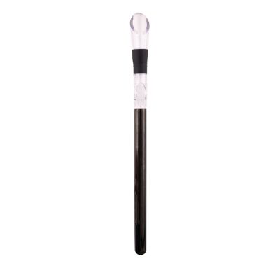 Metallic Black Stainless Steel/Acrylic Wine Chiller Stick31.5cm