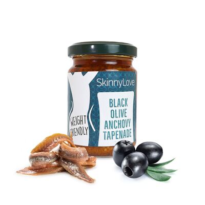 SkinnyLove Spread | Sardellentapenade aus schwarzen Oliven