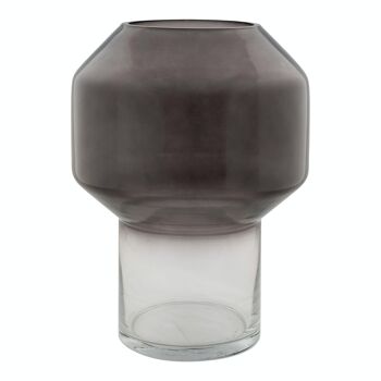 Vase Matera - Vase en verre fumé 1
