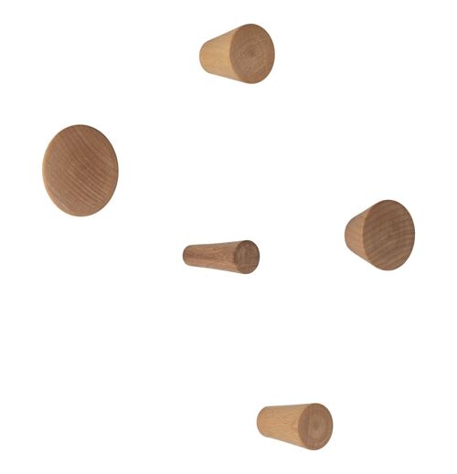 Ancona Round Knobs - Knobs in beech