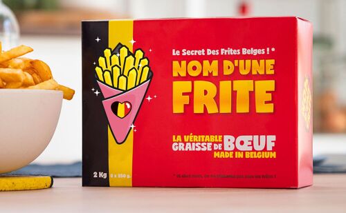 Graisse de boeuf "Nom d'une Frite" - 2 Kg