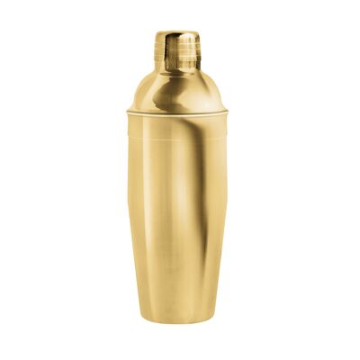 Goldfarbener Cobbler-Shaker aus Edelstahl, 750 ml