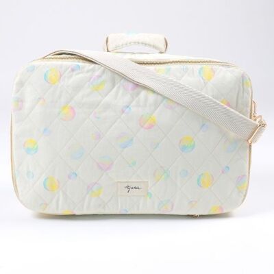 Kid Suitcase - Cream Bubbles