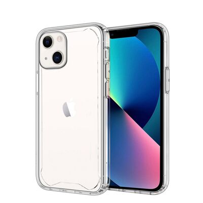 Carcasa transparente borde color iphone 12 pro max