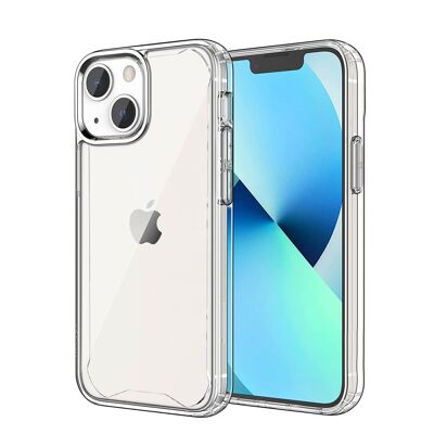 DAM Transparent Armor Anti-Shock Case mit verstärkten Kanten für iPhone 13/14 7,43 x 1,06 x 14,95 cm. Transparente Farbe