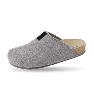 4801750 Felt slippers with deep cork footbed