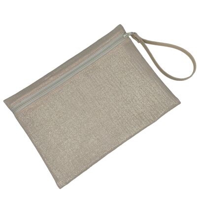 Pouch L, Sparkling ecru