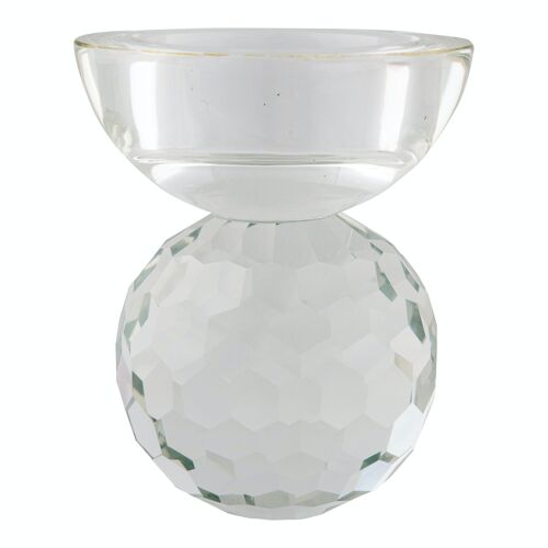 Burano Candle Holder - clear