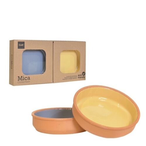 COK MICA CASSEROLE 16X4 CM SET A 2