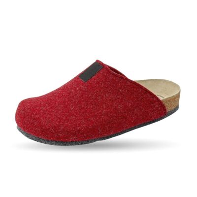 4801760 Felt slippers with deep cork footbed