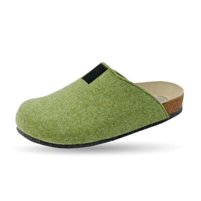 4801770 Felt slippers with deep cork footbed