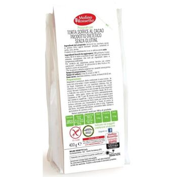 MÉLANGE À GÂTEAU MOLLE AU CACAO - SANS GLUTEN - 400G 3