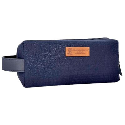 Nomadic pencil case S, “Scintillant” navy