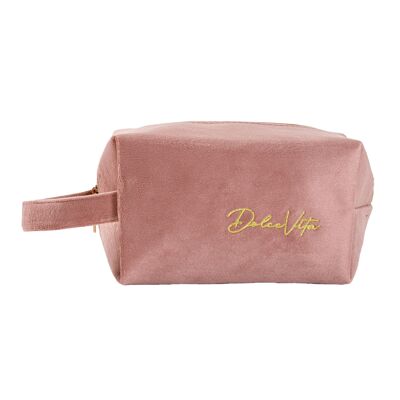 Embroidered Velvet Pencil Cases With Handle Dolce Vita Velvet Collection