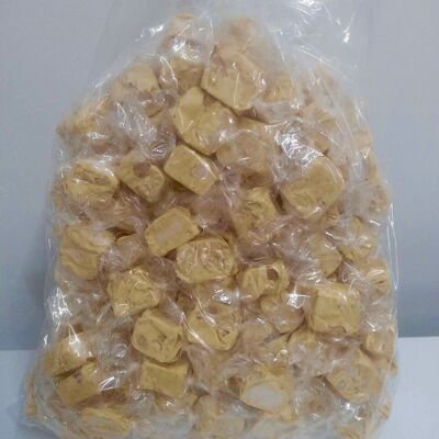 Honey and almond nougat in bulk 2kg bag