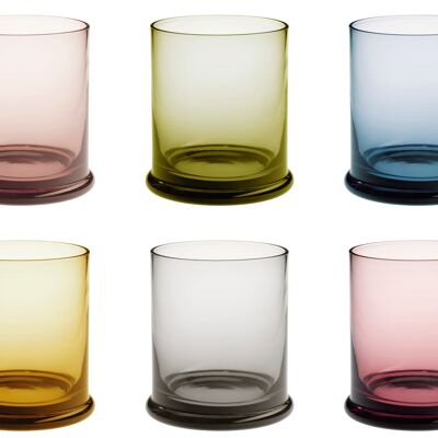 TUMBLERS TIMBRO 370 ML SET A6 ASSORTI