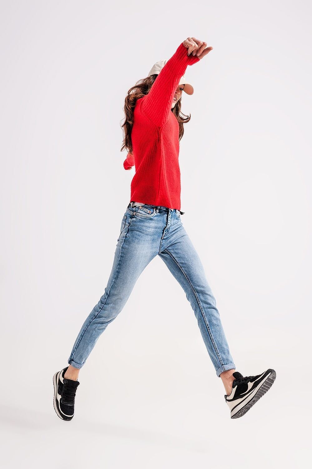 Bleached push up jeans