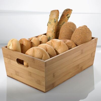 BREAD CONTAINER RH CONICAL 30 X 12 X 11 CM BAMBOO