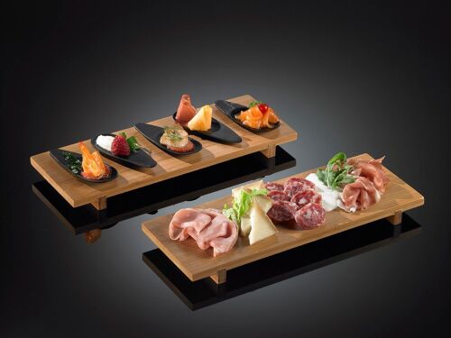 SUSHI TRAY RH 30X11X2.5 CM BAMBOO