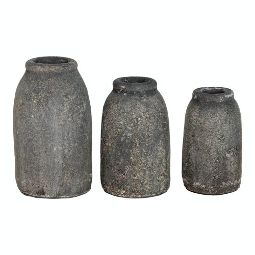 Velas Vase - Vases in antique dark grey