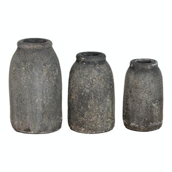 Vase Velas - Vases en gris foncé antique 1
