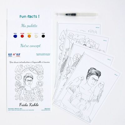 Kit Aquarelle – Frida Kahlo