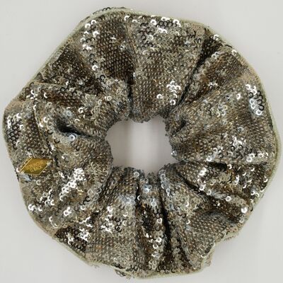 Gold sequin scrunchie - Mila