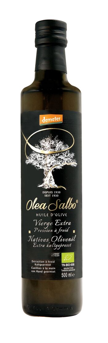 Huile d'olive Fruité Vert Bio Demeter OLEA SALBO 50 cl