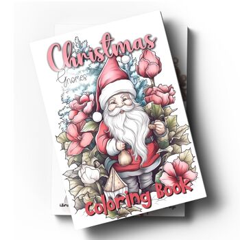 Livre de coloriage - Gnomes de Noël 1