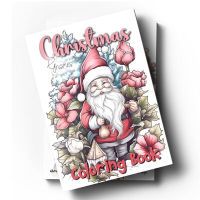 Libro colorear - Gnomos de Navidad